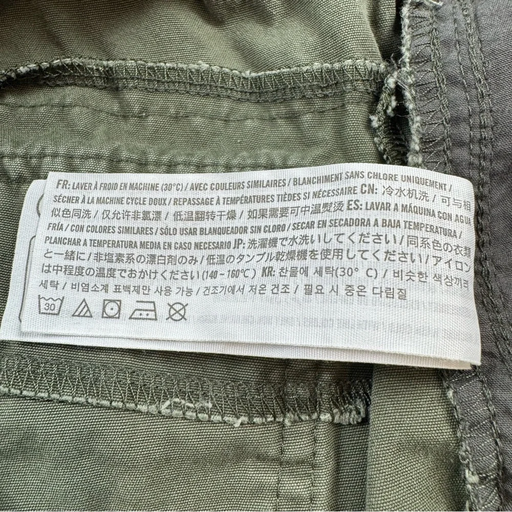 Abercrombie fitch military cargo pants men’s size Medium‎ 32X28 olive green